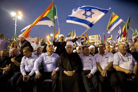 Warga Druze menganggap diri mereka Saudara Darah Yahudi Israel. Foto/AP