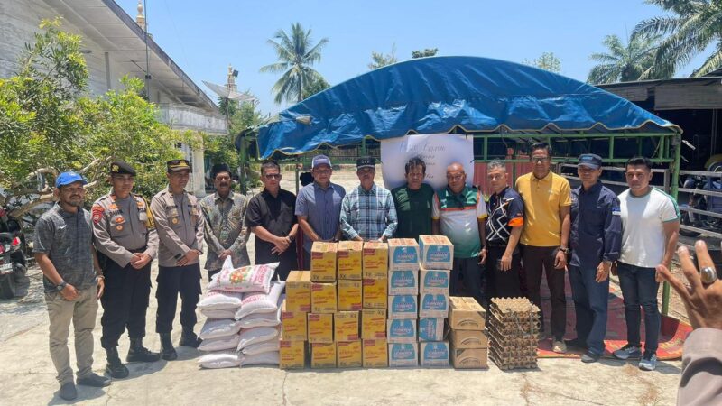 Bank Aceh Cabang Langsa Berikan Bantuan Kepada Korban Kebakaran