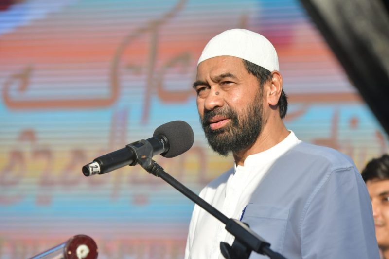 Gubernur Aceh Muzakir Manaf membuka Aceh Ramadhan Festival Tahun 2025 di Halaman Masjid Raya Baiturrahman Banda Aceh, Rabu, (12/03/2025).