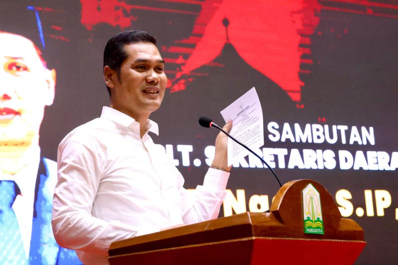 Plt Sekda Aceh, M. Nasir S.IP, MPA, atas nama Gubernur Aceh, menghadiri sekaligus membuka Musyawarah Daerah Luarbiasa (Musdalub) BPD HIPMI Aceh XV, di Anjong Mon Mata, Bandq Aceh, Minggu, (01/06/2025).