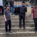 Bupati Aceh Besar H. Muharram Idris didampingi Kadis PUPR Aceh Besar Ir. Syahrial Amnullah, ST meninjau langsung lokasi pembangunan Intake SPAM Regional I Aceh Besar-Banda Aceh di Krueng Breayeun, kecamatan Leupung, Aceh Besar, Sabtu (21/06/2025).