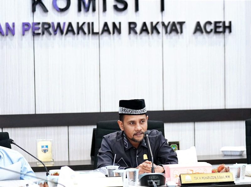 Ketua Komisi 1 Dewan Perwakilan Rakyat Aceh, Tgk Muharuddin.