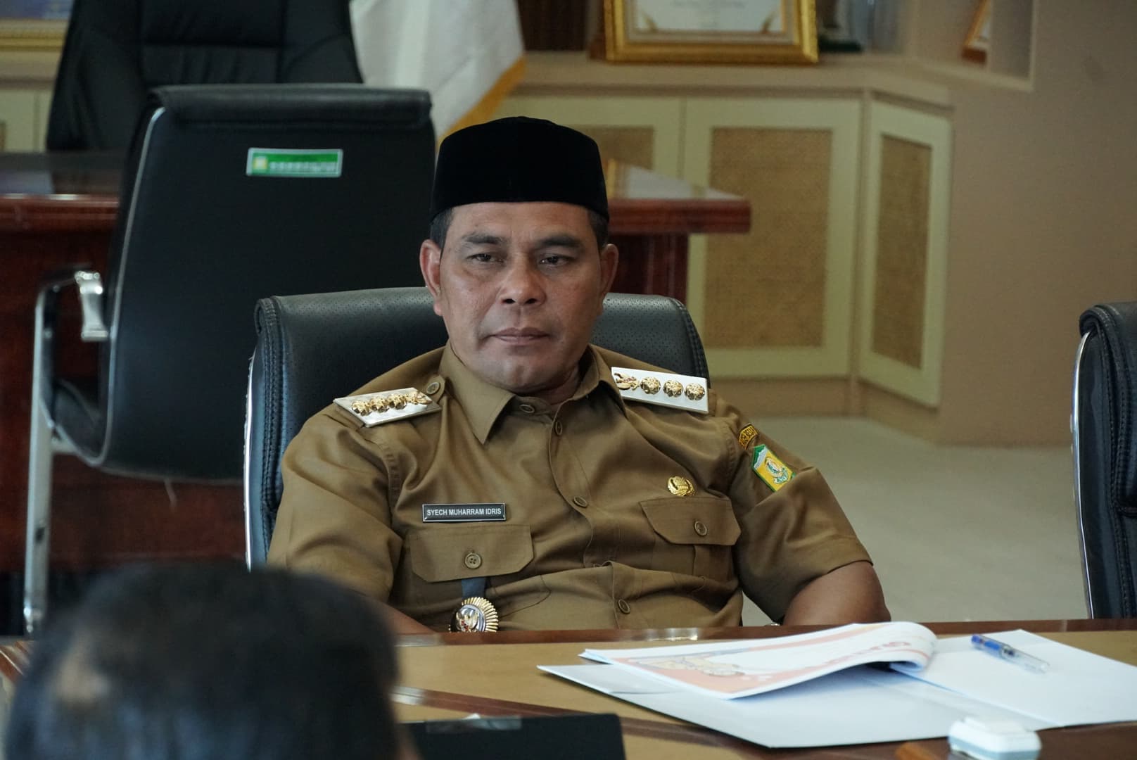Bupati Aceh Besar, H. Muharram Idris (Syech Muharram).