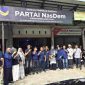 Ketua Fraksi Nasdem DPR Aceh Ir. Nurchalis, S.P., M. Si bersama kader Partai Nasdem di Aceh Jaya, Sabtu (14/02/2026)